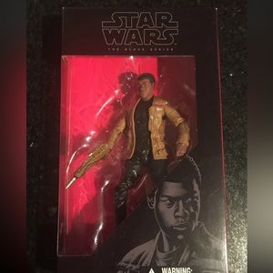 STAR WARS BLACK SERIES FINN JAKKU BY HASBRO #01 (6" Figurine) new UNOPENED